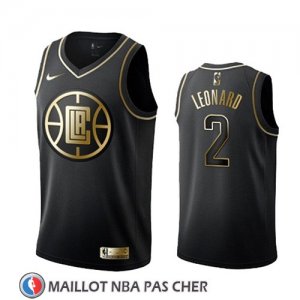 Maillot Golden Edition Los Angeles Clippers Kawhi Leonard Noir