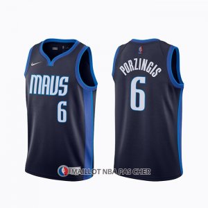 Maillot Dallas Mavericks Kristaps Porzingis Earned 2020-21 Bleu