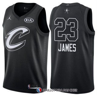 Maillot All Star 2018 Cleveland Cavaliers Lebron James 23 Noir