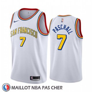 Maillot Golden State Warriors Eric Paschall Hardwood Classics Blanc