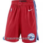 Short Philadelphia 76ers 2017-18 Rouge Short Philadelphia 76ers 2017-18 Rouge