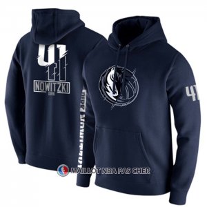 Veste a Capuche Dallas Mavericks Dirk Nowitzki Bleu
