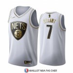 Maillot Golden Edition Brooklyn Nets Kevin Durant Blanc