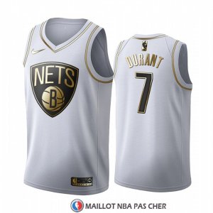 Maillot Golden Edition Brooklyn Nets Kevin Durant Blanc