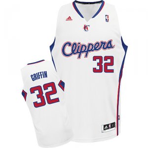 Maillot Blanc Griffin Los Angeles Clippers #32 Revolution 30