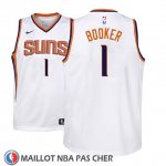 Maillot Enfant Phoenix Suns Devin Booker No 1 2017-18 Blanc