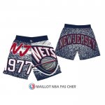 Short Brooklyn Nets Mitchell & Ness 1977 Noir