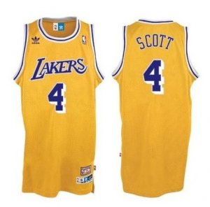 Maillot Retro 2016-17 Lakers Scott 4 Jaune