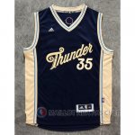 Maillot Oklahoma City Thunder Durant Noel #35 Noir