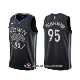 Maillot Golden State Warriors Juan Toscano-anderson Ville Noir
