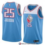 Maillot Sacramento Kings Justin Jackson Ville 2018 Bleu