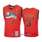 Maillot Philadelphia 76ers Allen Iverson Hardwood Classics 1999-00 Rouge