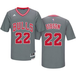 Maillot Manga Cort Taj Gibson Bulls 22 Gris