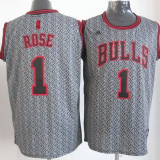 Maillot Rose Chicago Bulls #1 Static Fashion