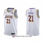 Maillot Los Angeles Lakers Joel Ayayi NO 21 Association 2021-22 Blanc
