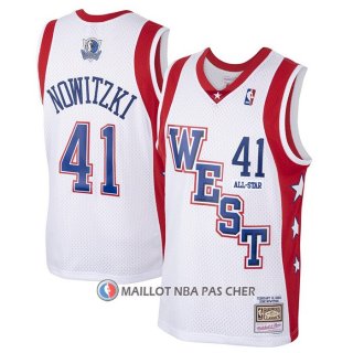 Maillot All Star 2004 Dirk Nowitzki Blanc