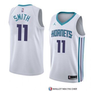 Maillot Charlotte Hornets Zach Smith Association 2018 Blanc