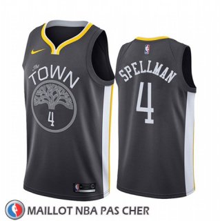 Maillot Golden State Warriors Omari Spellman Ville Noir