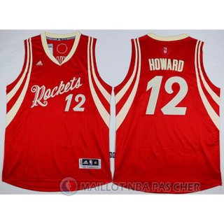 Maillot Howard Rockets Noel #12 Rouge