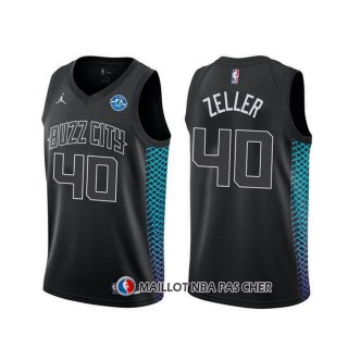 Maillot Charlotte Hornets Cody Zeller Ville Noir