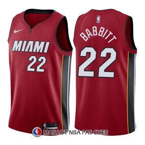 Maillot Miami Heat Luke Babbitt Statement 22 2017-18 Rouge