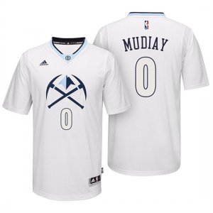 Maillot Manga Cort Nuggets Mudiay 0 Blanc