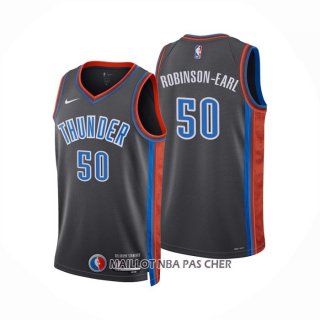 Maillot Oklahoma City Thunder Jeremiah Robinson-earl NO 50 Ville 2022-23 Gris