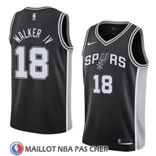 Maillot San Antonio Spurs Lonnie Walker Iv Icon 2018 Noir