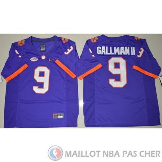 Maillot NCAA Wayne Gallman II Purpura 2016