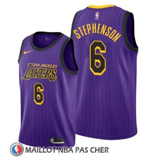 Maillot Los Angeles Lakers Lance Stephenson Ciudad 2019 Volet