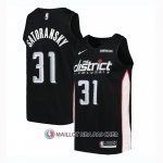 Maillot Washington Wizards Tomas Satoransky Ville 2018-19 Noir