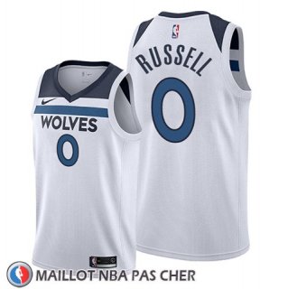 Maillot Minnesota Timberwolves D'angelo Russell Association 2019-20 Blanc