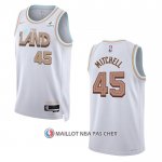Maillot Cleveland Cavaliers Donovan Mitchell NO 45 Ville 2022-23 Blanc