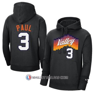 Veste a Capuche Phoenix Suns Chris Paul Noir
