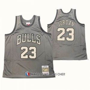 Maillot Chicago Bulls Michael Jordan NO 23 Mitchell & Ness 1997-98 Gris