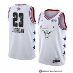 Maillot All Star 2019 Chicago Bulls Michael Jordan Blanc