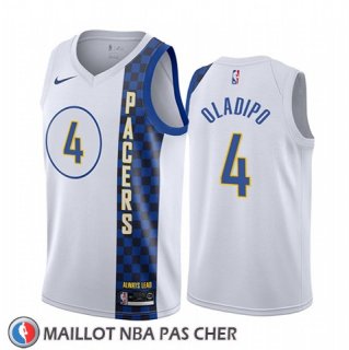 Maillot Indiana Pacers Victor Oladipo Ville Blanc