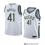 Maillot Milwaukee Bucks Nikola Mirotic Association 2018 Blanc