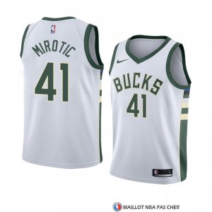Maillot Milwaukee Bucks Nikola Mirotic Association 2018 Blanc