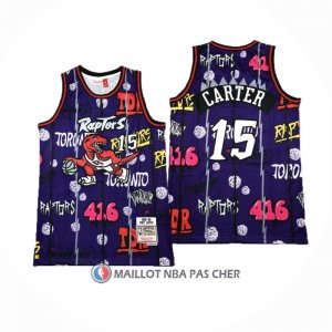 Maillot Toronto Raptors Jevon Carter NO 15 Mitchell & Ness 1998-99 Volet