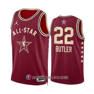 Maillot All Star 2024 Miami Heat Jimmy Butler NO 22 Rouge