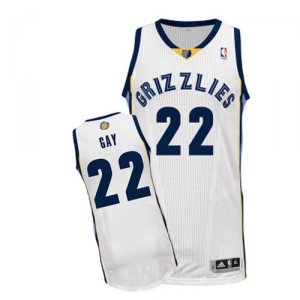 Maillot Memphis Grizzlies Gay #22 Blanc