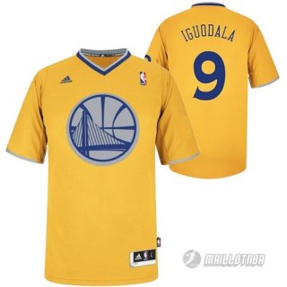 Maillot Orangee Iguodala Golden State Warriors Revolution 30