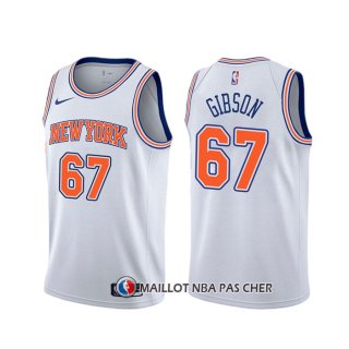 Maillot New York Knicks Taj Gibson Statement Blanc