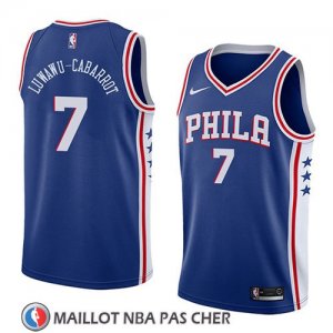 Maillot Philadelphia 76ers Timothe Luwawu-cabarrot No 7 Icon 2018 Bleu