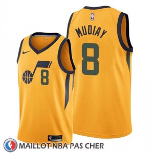 Maillot Utah Jazz Emmanuel Mudiay Statement Or