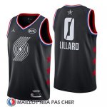 Maillot All Star 2019 Portland Trail Blazers Damian Lillard Noir