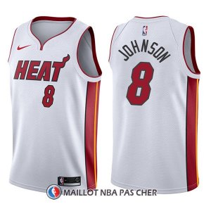 Maillot Miami Heat Tyler Johnson Association 8 2017-18 Blanc