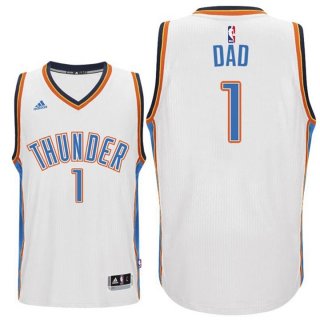 Maillot Fete des Peres Thunder Dad 1 Blanc