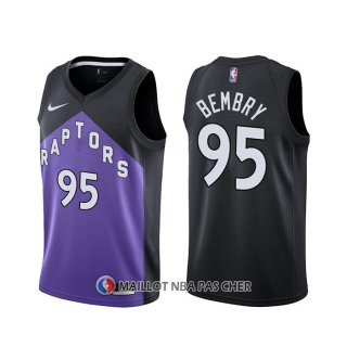 Maillot Tornto Raptors Deandre Bembry Earned 2020-21 Noir Volet